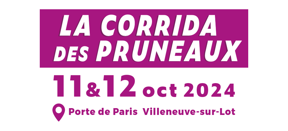 Logo corrida des pruneaux 2024